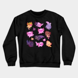 Happy axolotl Crewneck Sweatshirt